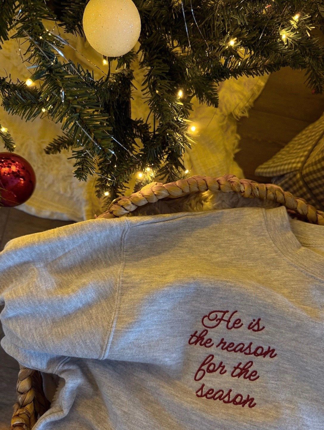 He Is the Reason for the Season™ Christmas Crewneck