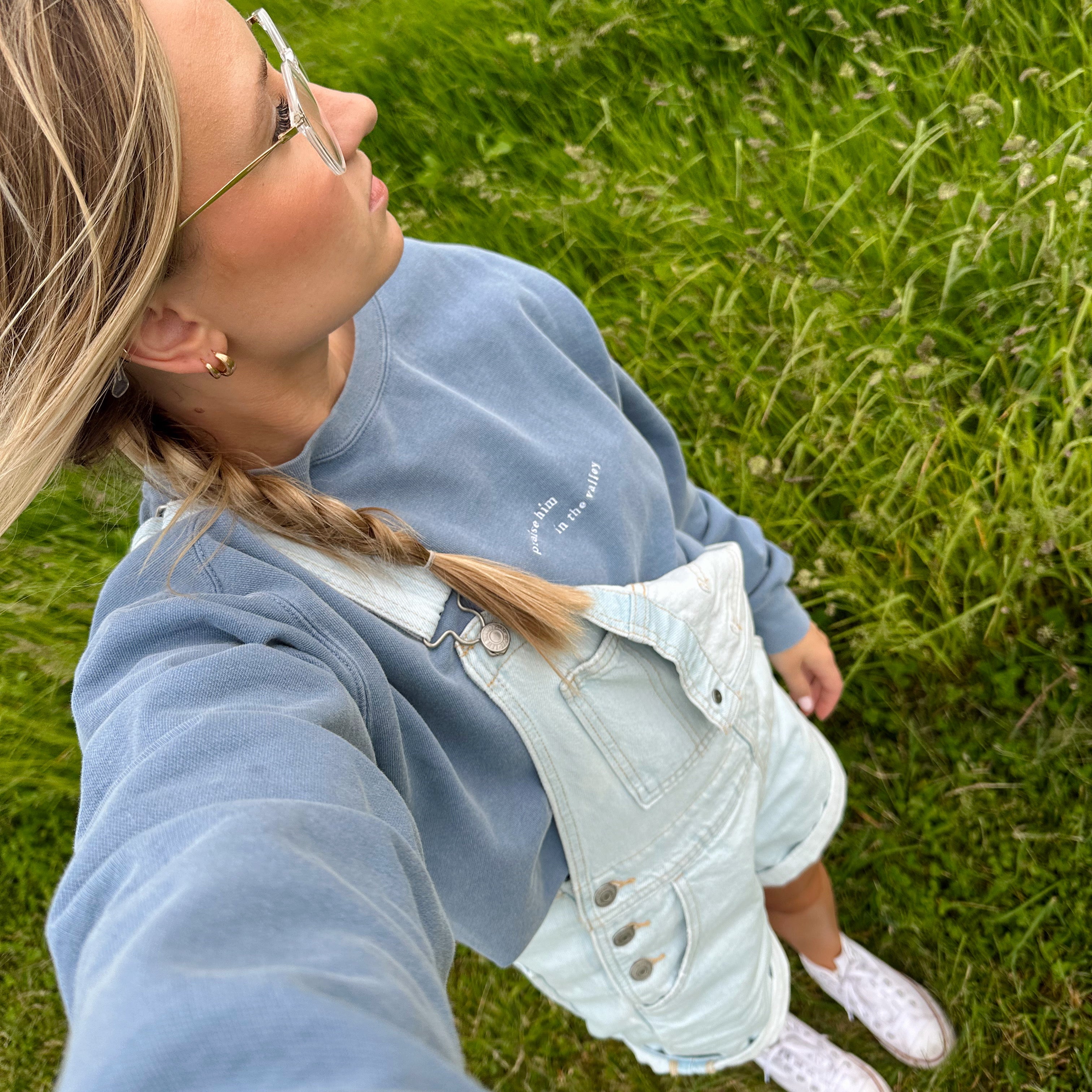 Praise Him In The Valley Crewneck