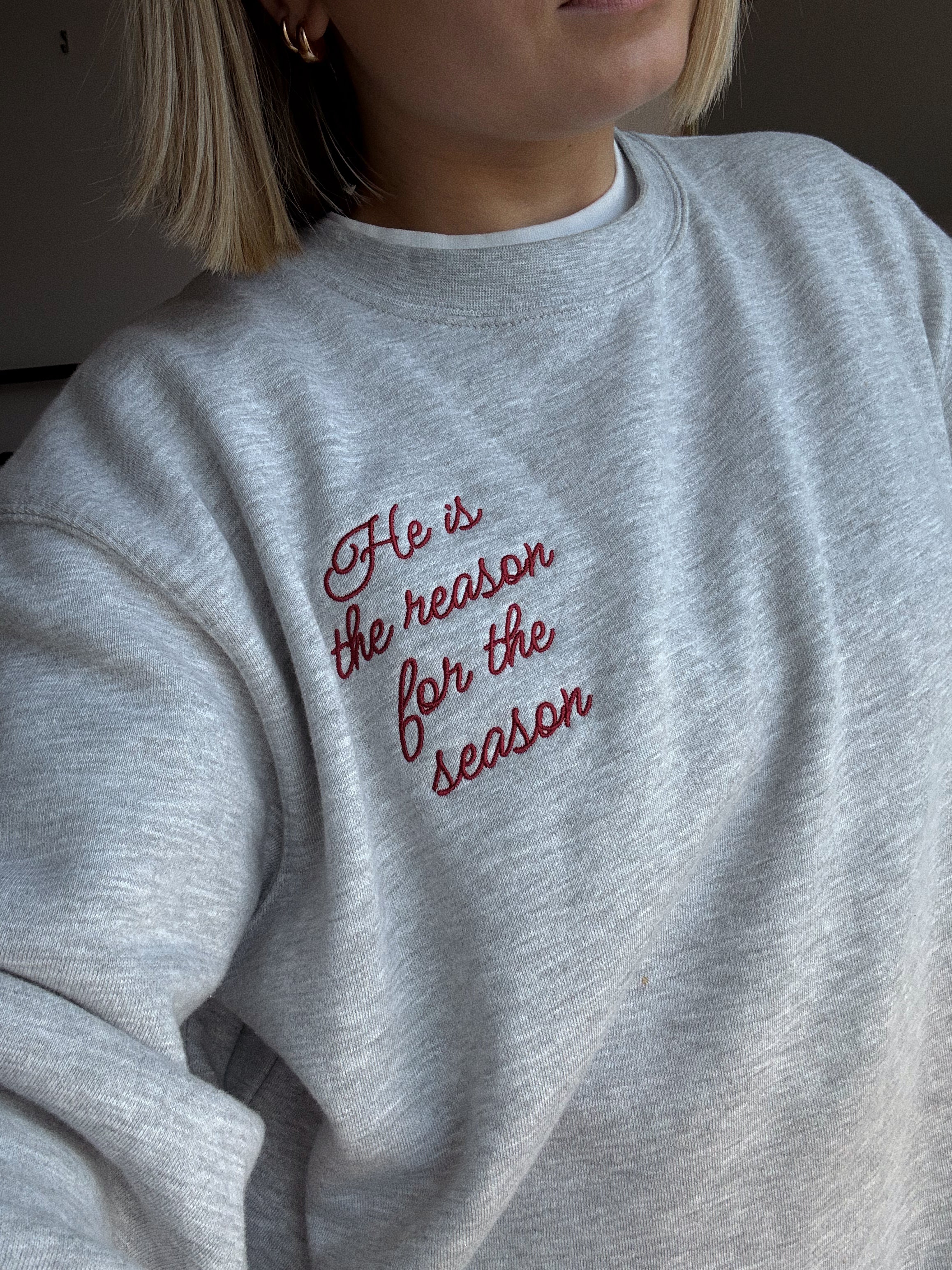 He Is the Reason for the Season™ Christmas Crewneck